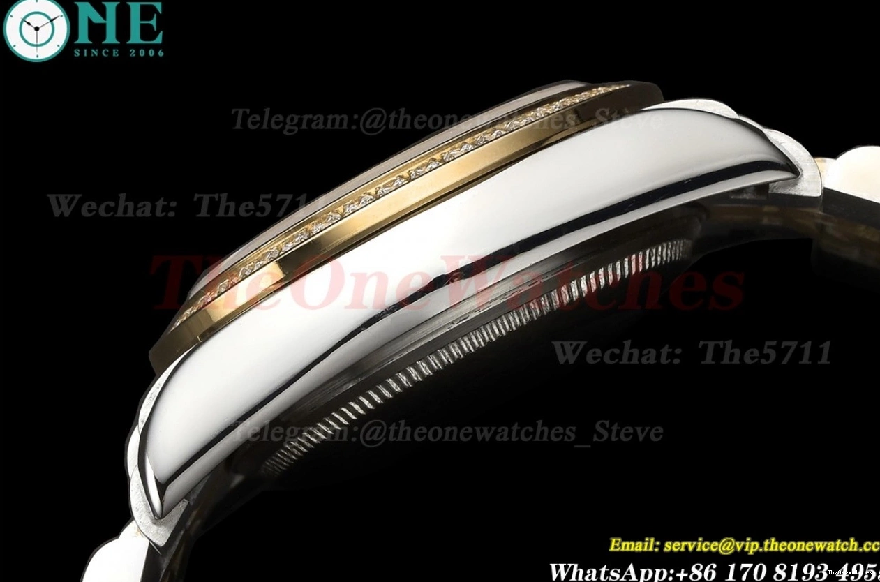 Chocolate YG GDF Dia Datejust MY8215 28mm SS Rmn 0510